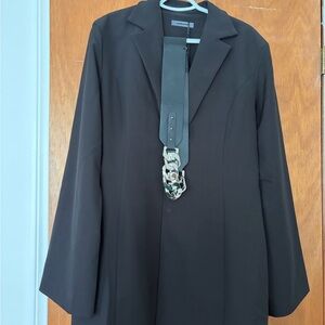 Women's Black Blazer Dress